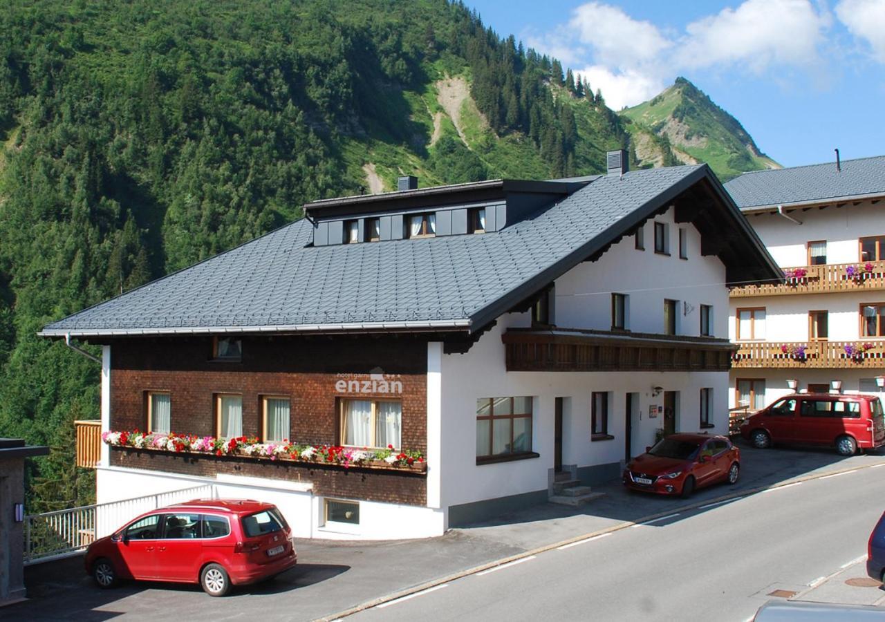 Hotel Garni Enzian Damüls Exterior foto